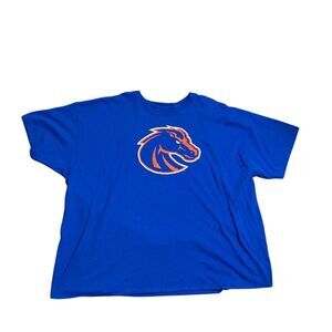 Boise State Broncos NCAA Logo‎ T-Shirt Blue 3XL XXXL